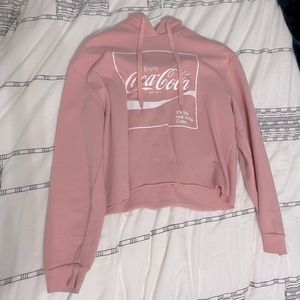Coca-Cola cropped hoodie